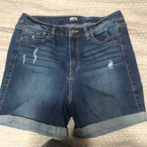 Denim shorts
